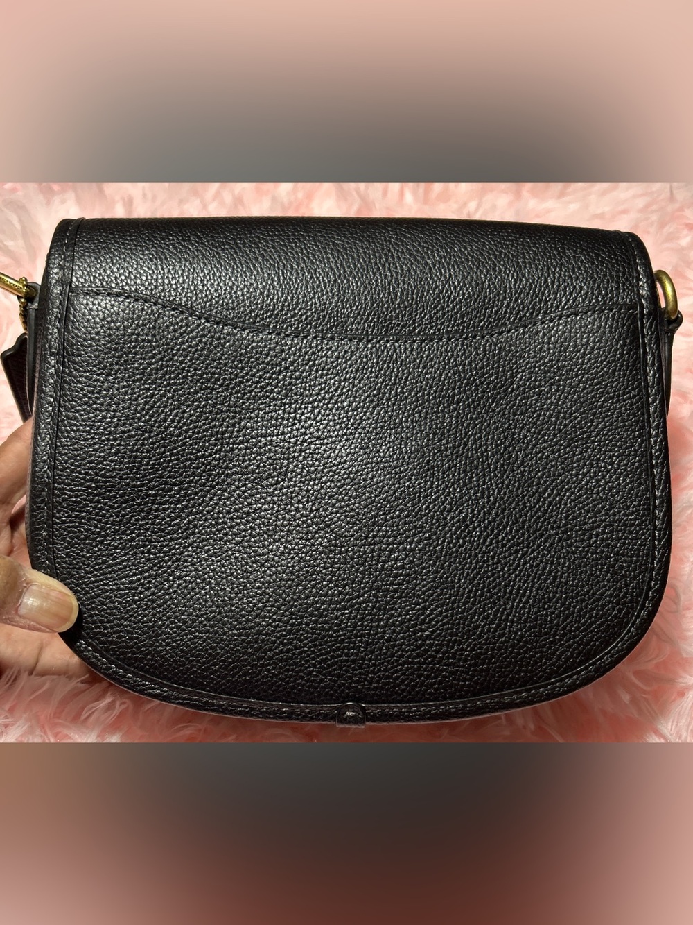 Coach Willow Saddle Bag/Black - Picture 3 of 12